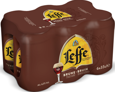 Leffe Bruin blik 6 x 0,33l Leffe Bruin blik 6 x 0,33l